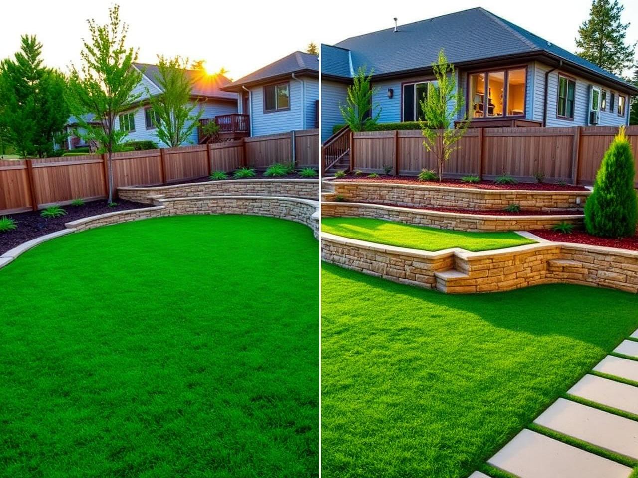 Modern Backyard Transformation