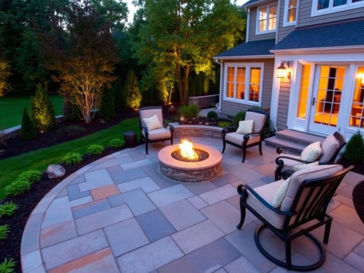 Stone Patio Installation
