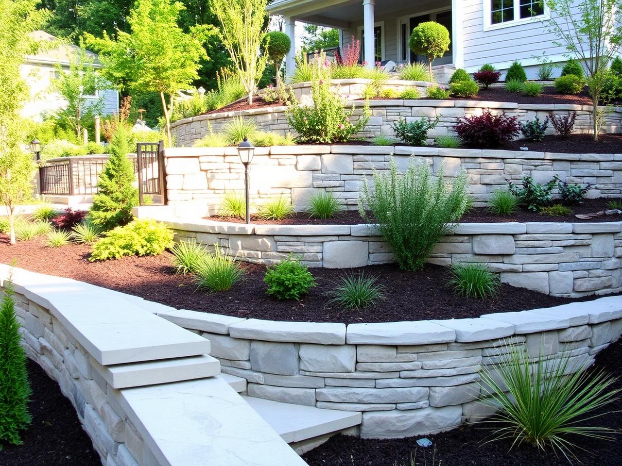 Tiered Retaining Wall Build